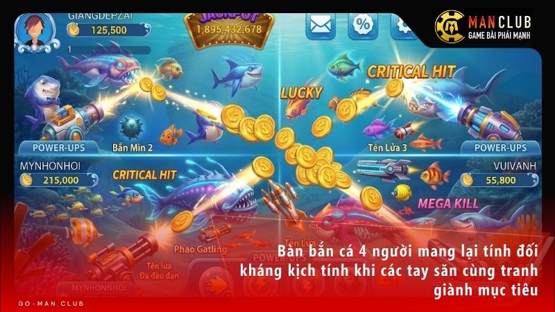 Bản chất của game bắn cá 4 người chơi