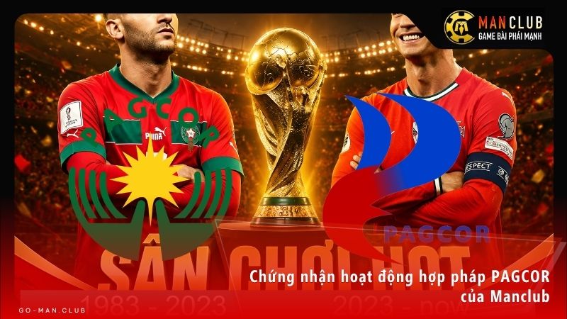Chứng nhận hoạt động hợp pháp PAGCOR của Manclub